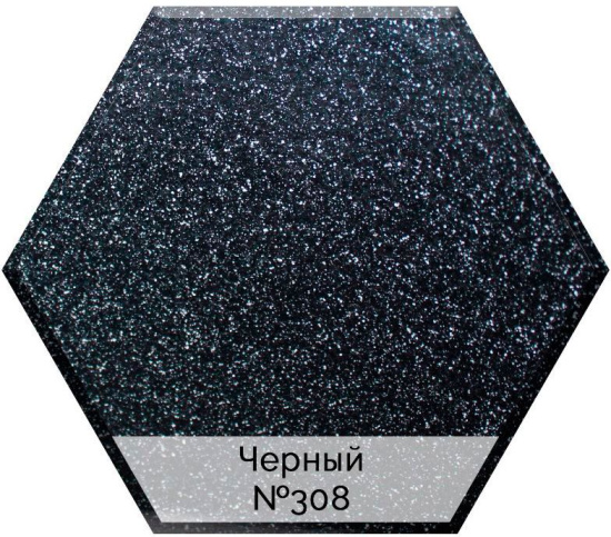 Смеситель для кухни AquaGranitEx C-4040 черный