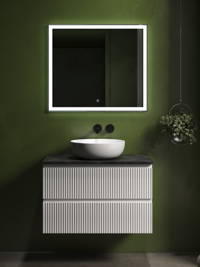 Тумба с раковиной Sancos Snob R 80 Bianco SNR80W, подвесная