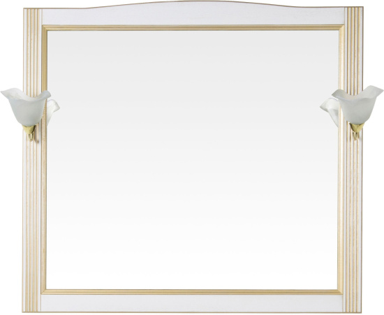 Тумба с раковиной ValenHouse Эллина 105 патина золото