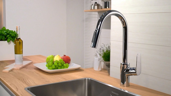 Смеситель для кухни Hansgrohe Focus M41 73895000 хром