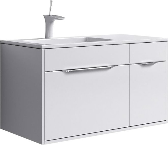 Мебель для ванной Aqwella 5 stars Malaga 90 L белая