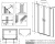 Душевая дверь в нишу Radaway Nes DWD II 10037093-01-01 + 10041077-01-01 170 см Душевая дверь в нишу Radaway Nes DWD II 10037093-01-01 + 10041077-01-01 170 см