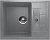 Мойка кухонная Ulgran U-207-342 графитовая