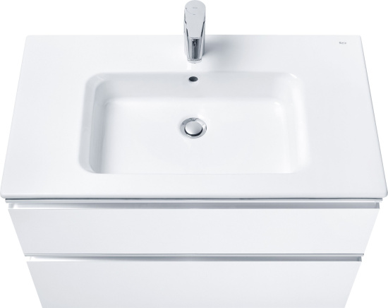 Мебель для ванной Roca The Gap 80 2 ящика, белый глянец