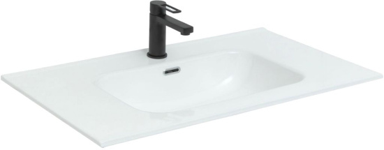 Мебель для ванной Aquanet Алвита new 100 подвесная, белая матовая, с дверками