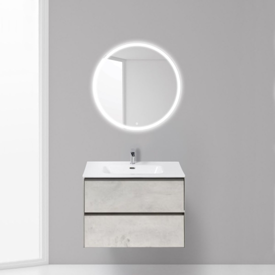 Тумба с раковиной BelBagno Pietra 80 stucco cemento leggero
