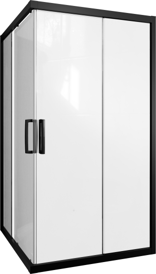 Душевой уголок Stworki Дублин 110x110 см профиль черный матовый