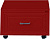 Тумба Misty Европа 60 подкатная красная эмаль