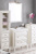 Зеркало Caprigo Альбион 80/100 Bianco Light Vintage без полки