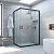 Душевой уголок Vegas Glass ZA-F Novo 110*90 02М 01 профиль черный матовый, стекло прозрачное