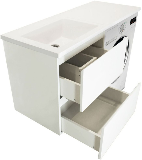 Тумба с раковиной Эстет Dallas Luxe 115 подвесная, 2 ящика