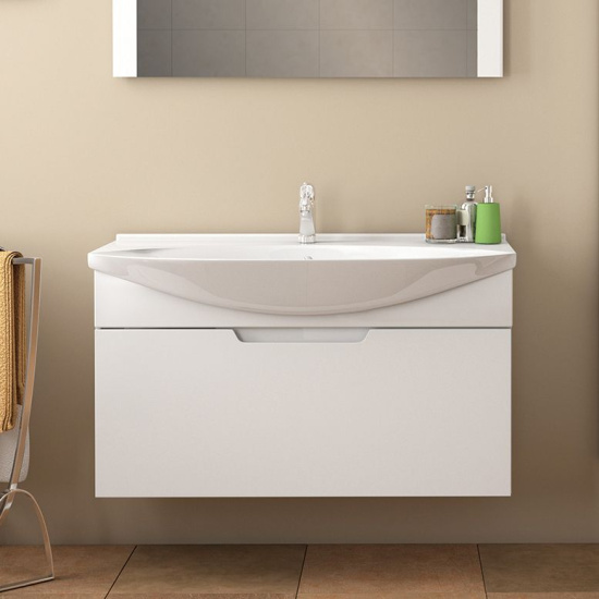 Мебель для ванной Dreja.Eco Laguna 105 белая