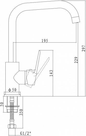 Смеситель для кухни Boch mann CK-Z18A6