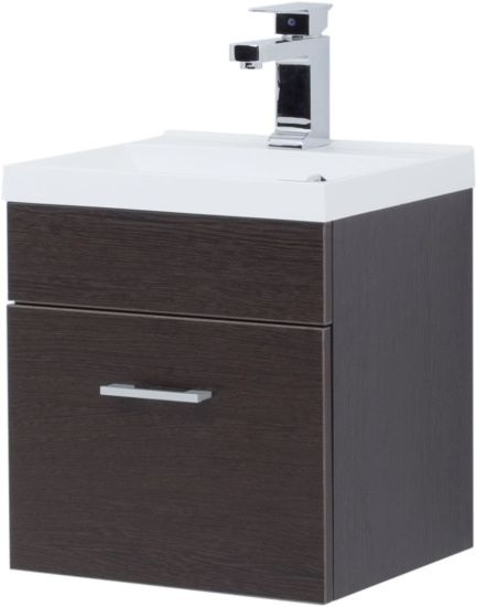 Тумба с раковиной Aquanet Нота 40 венге