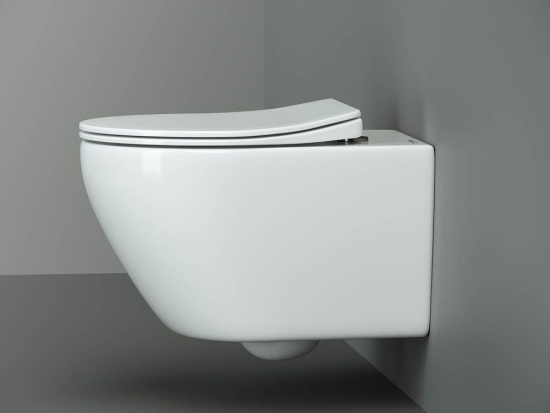 Подвесной унитаз Ceramicanova Pearl Rimless CN8001