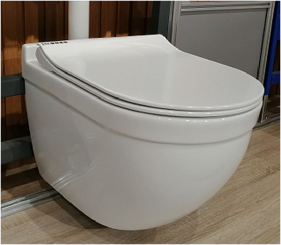 Инсталляция Geberit Duofix Delta 458.128.21.1 с кнопкой смыва + унитаз подвесной CeramaLux 2198