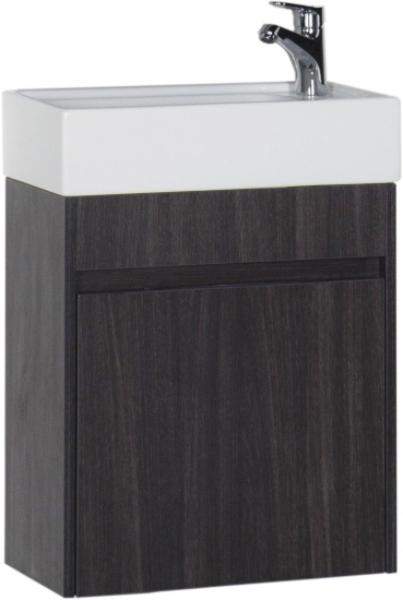 Тумба с раковиной Aquanet Лидс 50 эвкалипт мистери