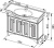 Тумба с раковиной Aquanet Валенса 110 белый краколет/серебро Тумба с раковиной Aquanet Валенса 110 белый краколет/серебро