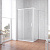 Душевой уголок Vegas Glass ZP+ZPV NOVO h2000 160*100 01 10 профиль белый, стекло сатин