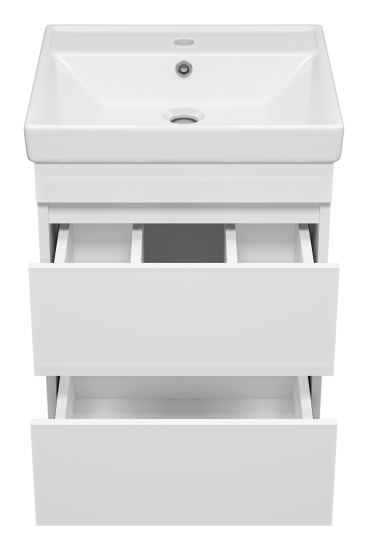 Тумба с раковиной Misty Енисей 50 подвесная