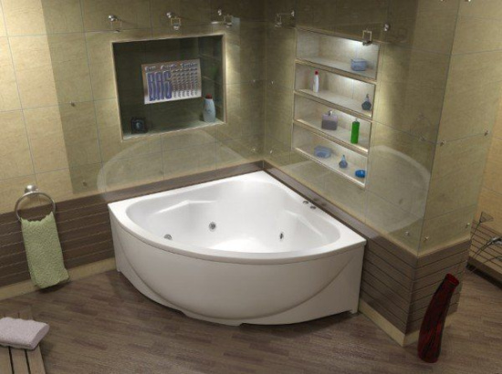 Акриловая ванна Bas Империал 150 см с г/м