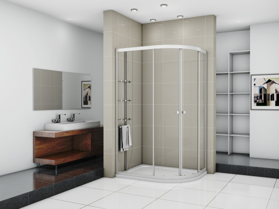 Душевой уголок Cezares Pratico RH 2 120/90 C Cr