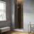 Душевая дверь в нишу Vegas Glass GPS LUX 95 07 07 L, профиль матовый хром, стекло графит
