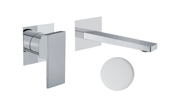 Смеситель для раковины Fiore Kube 100BB7597, белый