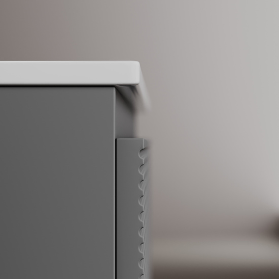 Тумба с раковиной Sancos Folk 100 L grey soft