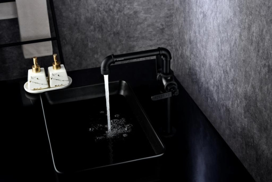 Смеситель для раковины Paulmark Loft Lo226006-401 антрацит