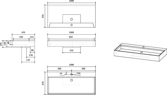 Мебель для ванной Raval Forest 100 дуб орлеан