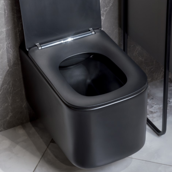 Унитаз подвесной Boheme Mane 970-SET-2-B с сидением