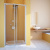 Душевая дверь в нишу GuteWetter Practic Door GK-402 98-102 см стекло бесцветное, профиль матовый хром Душевая дверь в нишу GuteWetter Practic Door GK-402 98-102 см стекло бесцветное, профиль матовый хром
