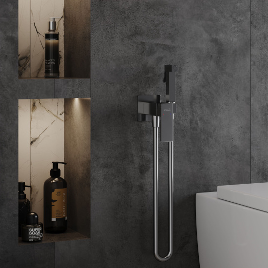 Гигиенический душ AQUAme Savona AQM6817CR со смесителем