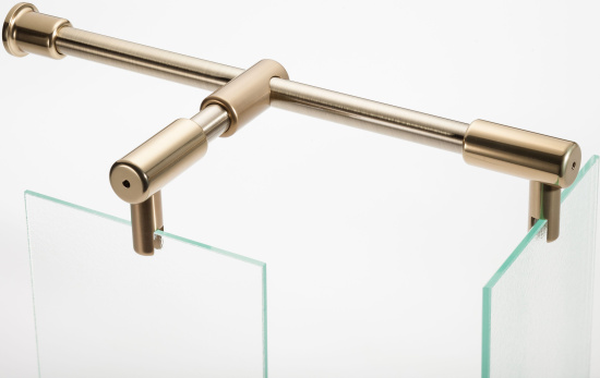 Душевой уголок Vegas Glass AFP-Fis Lux 0100 05 10 R профиль бронза, стекло сатин