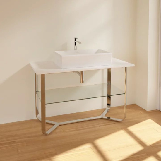 Консоль Villeroy & Boch Antheus 120 сarrara, мраморная столешница