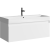 Тумба с раковиной Aqwella 5 stars Geometria 100 подвесная, 1 ящик, белая