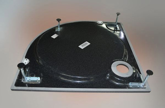 Поддон для душа GuteWetter Deluxe 100x100x16 R черный