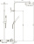 Душевая стойка Paini Fluxio 43CR689TH2L90P1
