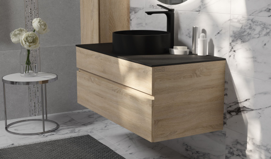 Мебель для ванной Raval Decent 100 дуб сонома