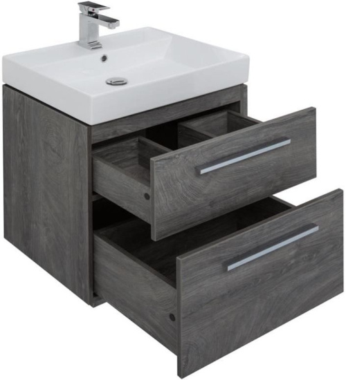 Мебель для ванной Aquanet Nova 60 2 ящика, дуб рошелье
