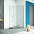 Душевой уголок Vegas Glass AFA-Pen Retta 100 01 crystalvision L, профиль белый стекло crystalvision
