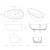 Ванна из искусственного камня Aquanet Miracle TC-S06B 170x85 см. матовая Ванна из искусственного камня Aquanet Miracle TC-S06B 170x85 см. матовая