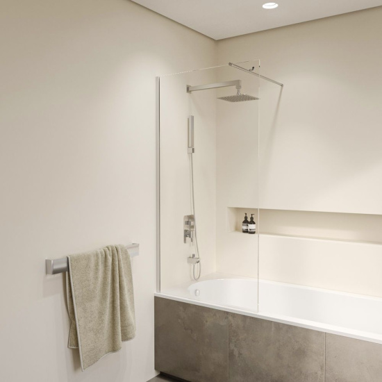 Шторка на ванну RGW Screens SC-051 800х1500 профиль хром, стекло прозрачное