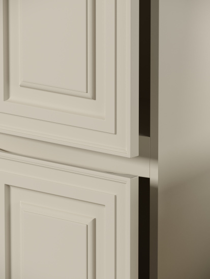 Шкаф-пенал Sancos Very 35 L Beige Soft, подвесной