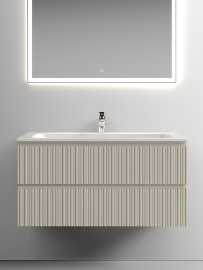 Тумба с раковиной Sancos Snob T 100 Beige Soft SNT100CE, подвесная
