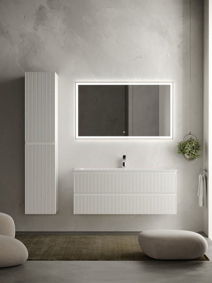 Тумба с раковиной Sancos Snob R 120 Bianco SNR120W, подвесная