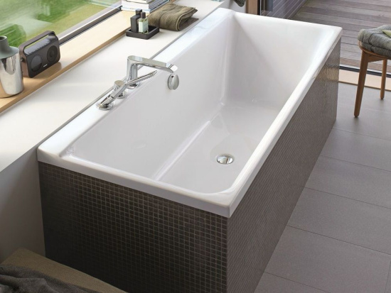 Акриловая ванна Duravit P3 Comforts 170х75 см наклон спины SX