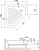 Поддон для душа RGW BТ/CL-S 16180500-51-A 100x100