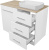 Мебель для ванной Misty Респект 110 R, под стиральную машину Мебель для ванной Misty Респект 110 R, под стиральную машину